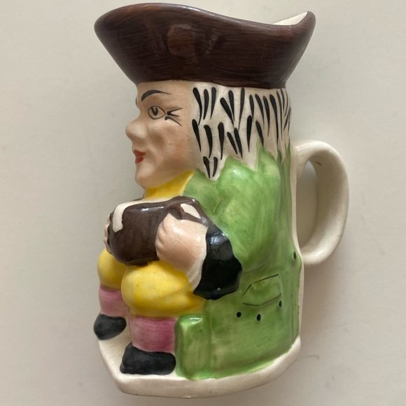Vintage Keele Street Pottery KSP Seated Toby Mug Jug English Colonial Man - Picture 2 of 11
